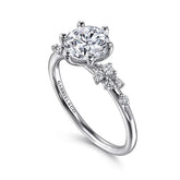 14K White Gold Reena Diamond Sprinkle .18CTW Engagement Semi-Mount S2219068